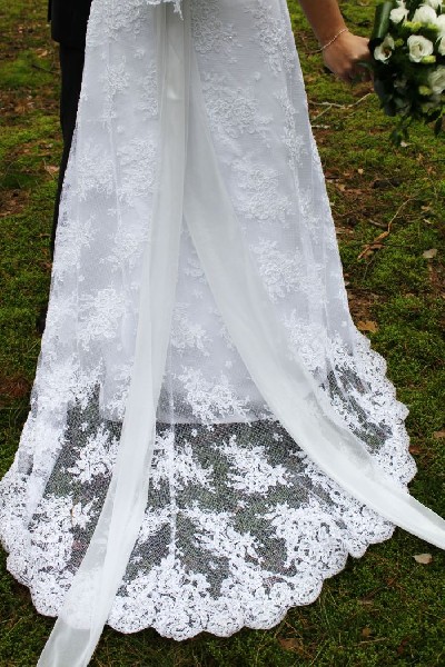 Przepiękna, koronkowa suknia ślubna z kolekcji Nabla Model Kaedry 3