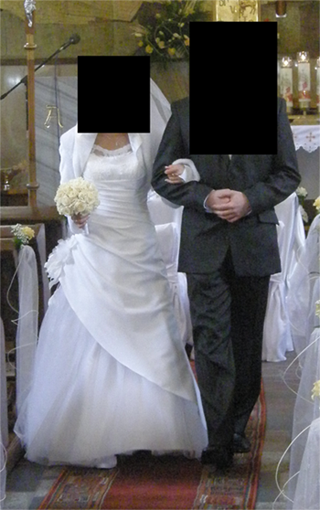 Biała suknia Ślubna r.38 (używana) 4