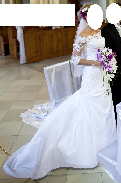 Zmysłowa biała suknia 38 na wzór La Sposa 2