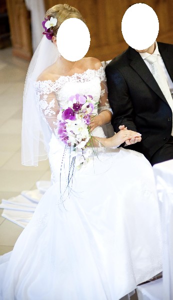 Zmysłowa biała suknia 38 na wzór La Sposa 5