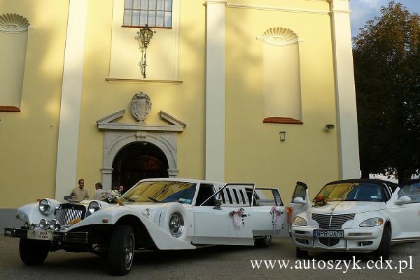 Mega ślub ,samochody,limuzyny amerykańskie,excalibur 88,chrysler pt cruiser,cadillac 61 4